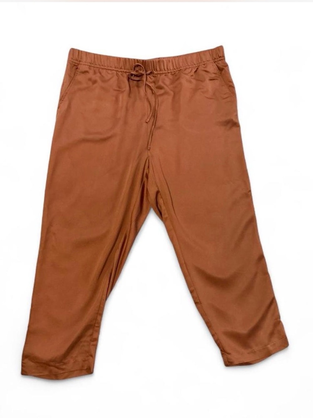 H&M brown polyester pants size XL